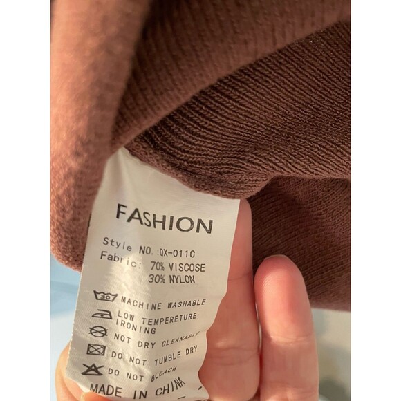 Wunderlove by Westside Brown Contrast Detailed Top Size M - Picture 5 of 5